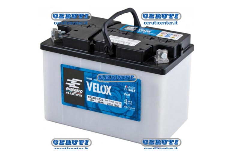 Batteria Standard 12V - Energeco Capacità 32 Ah Polo Positivo Destra