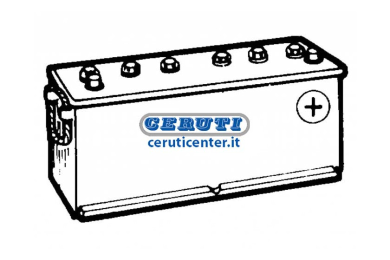 Batteria Standard 12V - Energeco Capacità 140 Ah Polo Positivo Destra