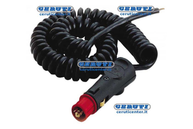 Espárrago Para Encendedor Con Cable En Espiral Largo 3 M. Para Faro Giratorio