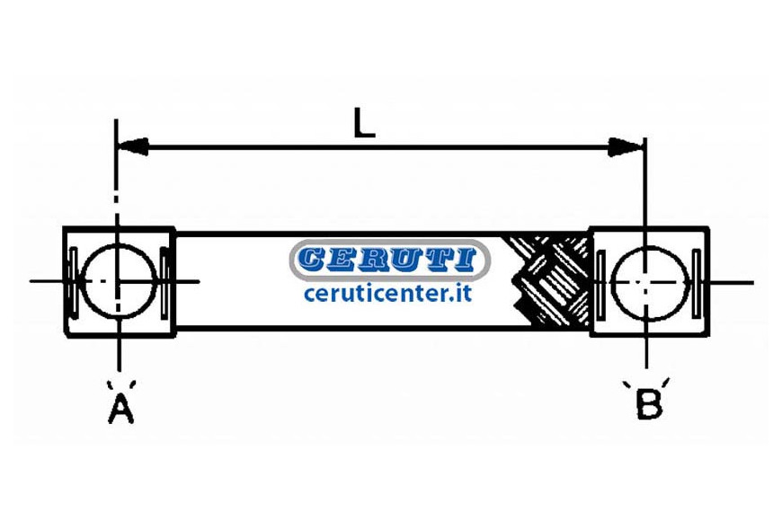 Earth Cable Length - L 350 Mm Section 25 Mm²