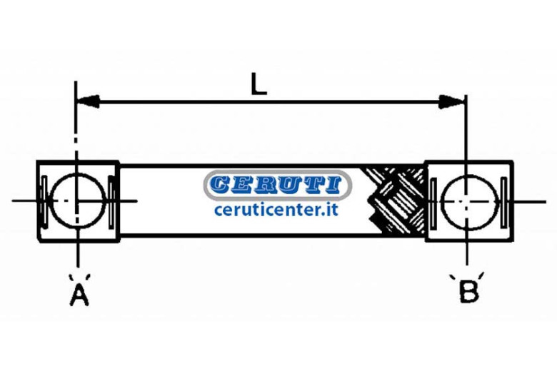 Earth Cable Length - L 350 Mm Section 25 Mm²