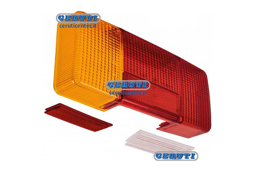 Rodovetro Sx Per 35592 - Rodovetro Sinistro (Rosso-Arancio)
