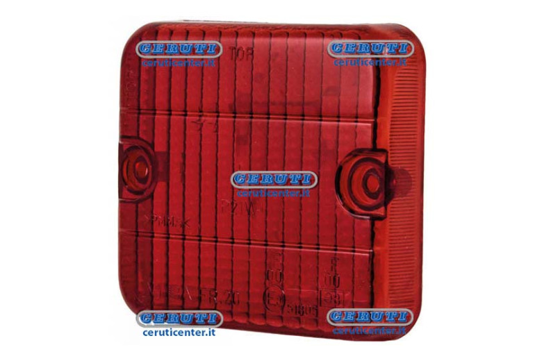 Rodovetro Rosso Retronebbia (2Pz) - Rodovetro Rosso