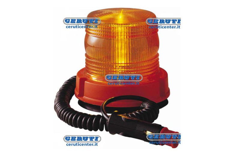 Orange Flashing Light Magnetic Basis