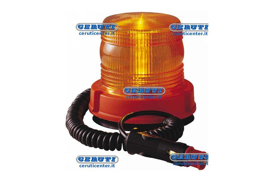 Orange Flashing Light Magnetic Basis