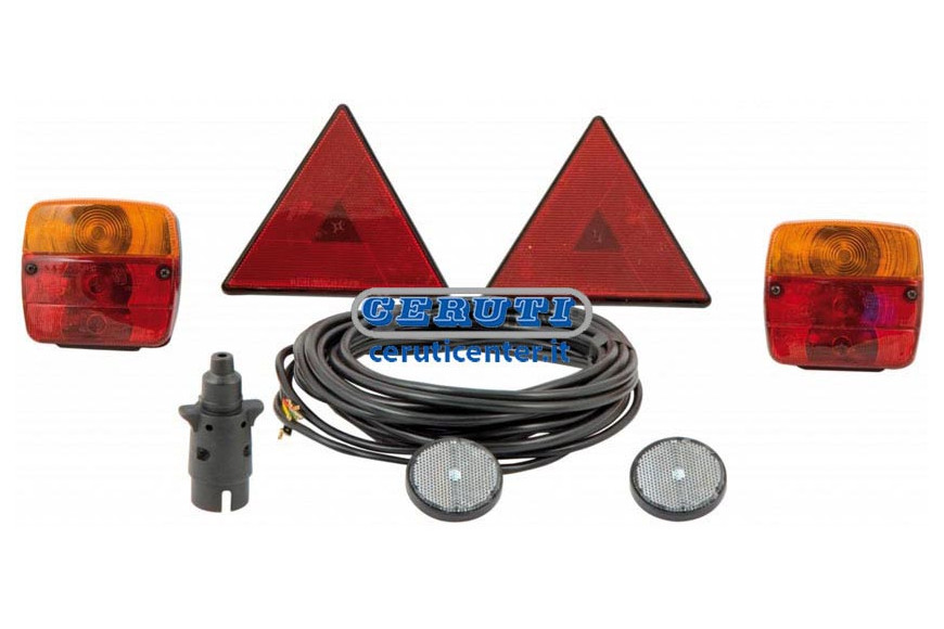 Kit Completo Con Faroles Para La Aplicación En Los Remolques