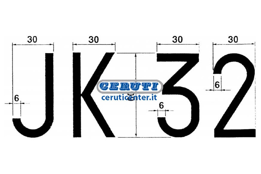 Numbers And Lettres Adhesives For Plates And Replaced - Temporary Panels Letter M
