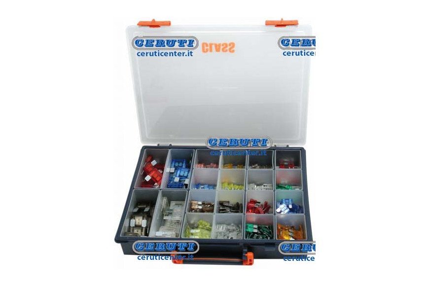Assortimento Fusibili Bilama Maxi E Mini - 360 Pezzi