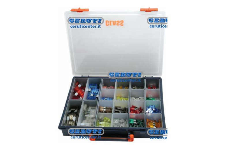 Assortimento Fusibili Bilama Maxi E Mini - 360 Pezzi