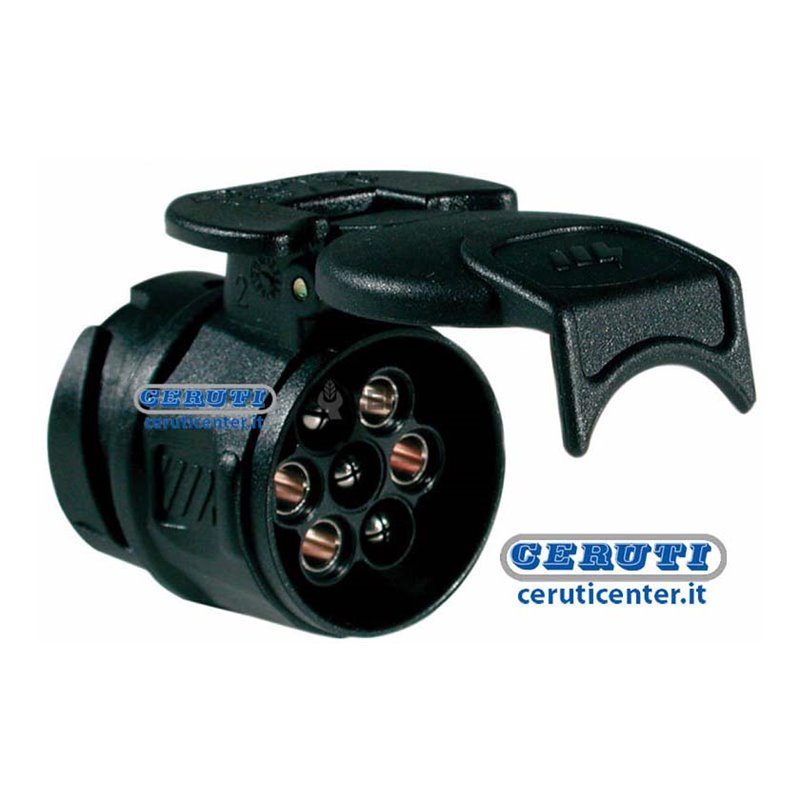 Adattatore Spina 13 A 13 Poli Per Rimorchio - Cavo 3m 12V - Prolunga
