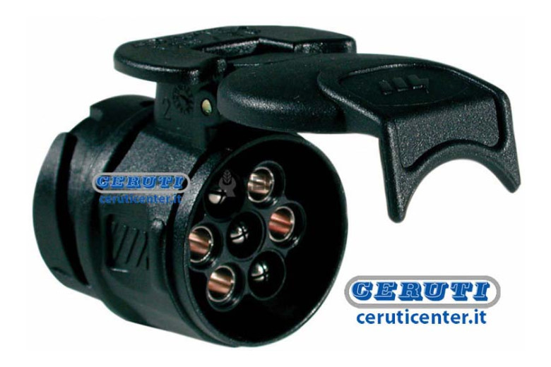 Mikroadapter Von Stecker 13-Polig 12V Auf Steckdose 7-Polig 12V Mit Schutzkappes