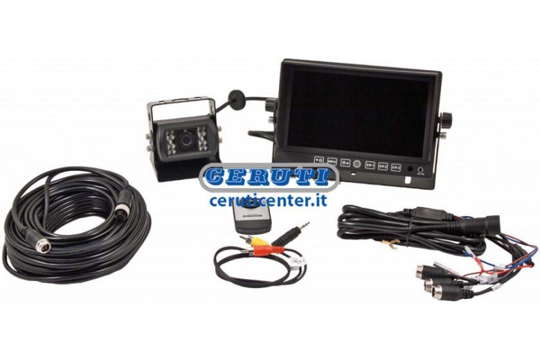 Kit Videocámara 12-24 Voltios Con 1 Telecámara (Preparado Para Un Máx. De 2 Telecámaras)