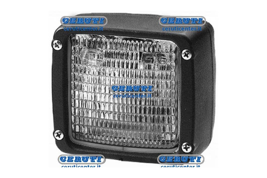 Working Lamp Ff®-H3 "Ultra Beam Standard" With Light Unit For Broad Illumination Of Extended Field, Amp Fixture
