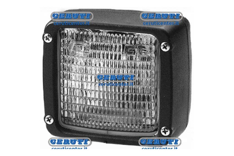 Working Lamp Ff®-H3 "Ultra Beam Standard" With Light Unit For Broad Illumination Of Extended Field, Amp Fixture