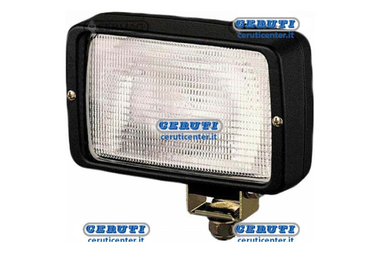 Working Lamp Ff®-H3 With Light Unit For Broad Illumination Of Extended Field, With Rotatable Foot And Stirrup