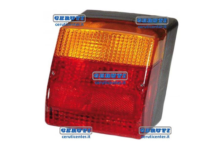 Combined Rear Light With Licence Number Light On Left, With Bulbs