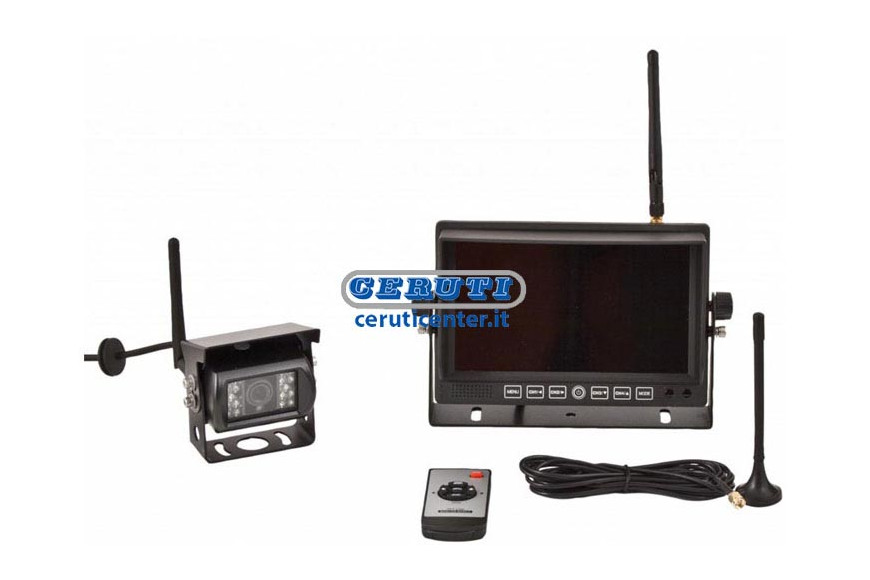 Kit Wireless Videokamera 12-24 Volt Mit Einer Telekamera