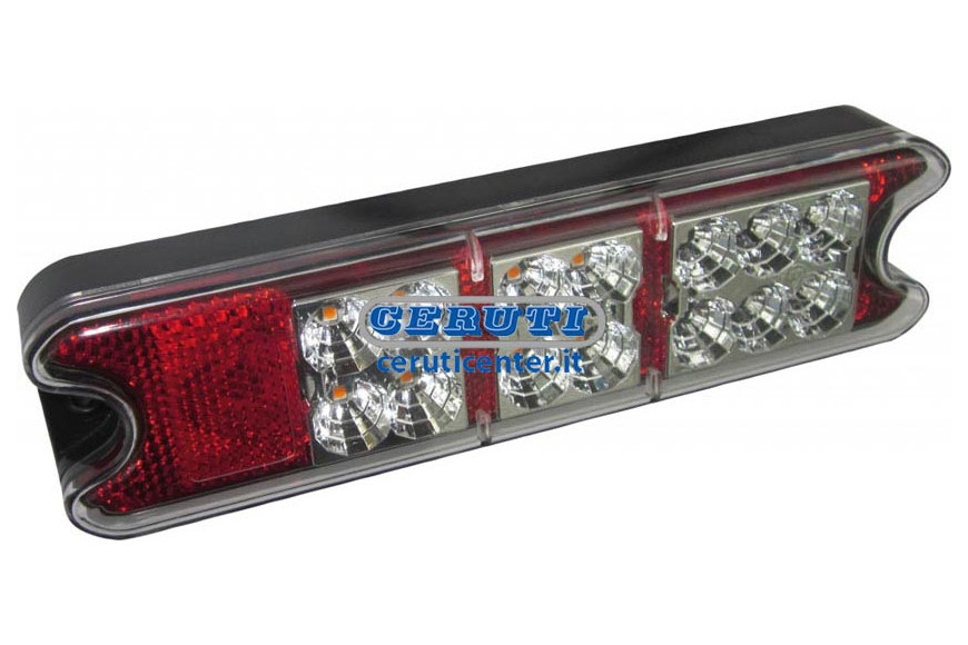 Rear Lamps With Cat'S Eye + Rlx Full Led 12/24V