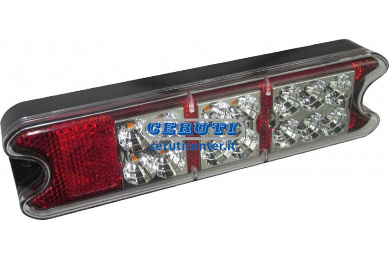 Rear Lamps With Cat'S Eye + Rlx Full Led 12/24V