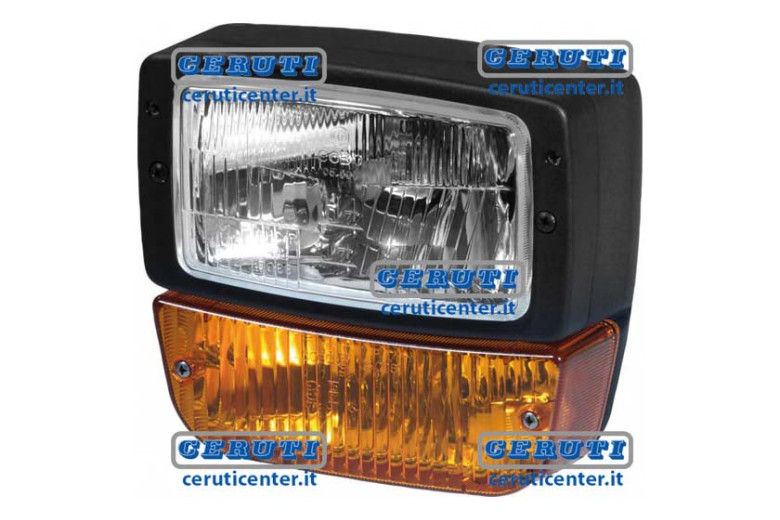 Light Fitting With Front-Side Turn Indicator