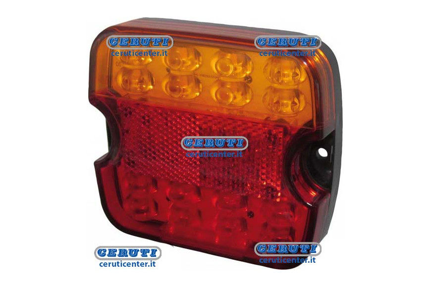 Faro Tras. Tres Funciones 12/24V. Full Led
