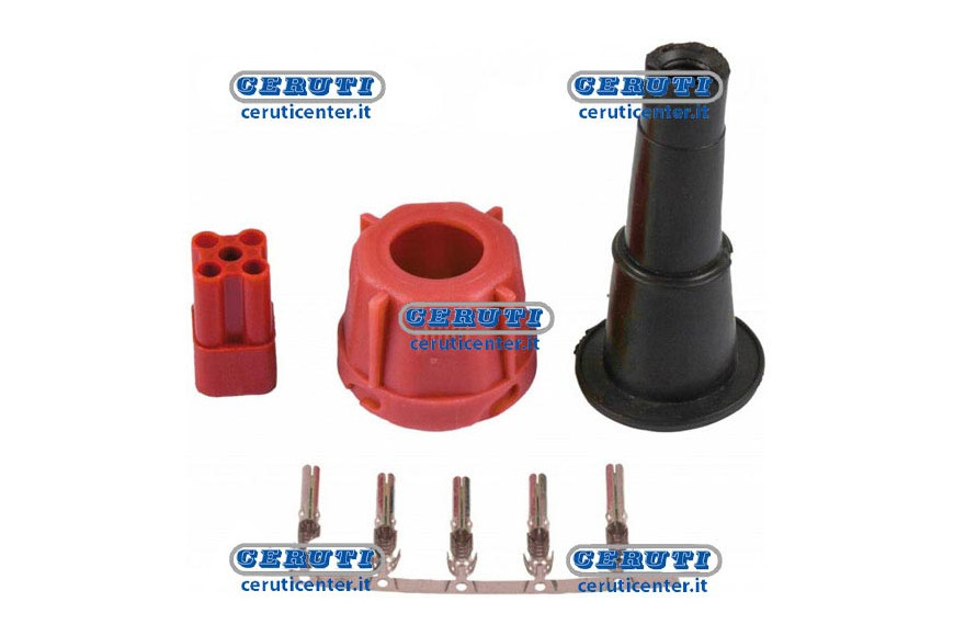 Kit Conector 5 Vías Rojo Para Art. 36413