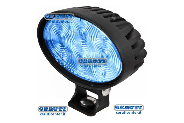 Positionable Work Light With Blue Spot Leds 10-50V