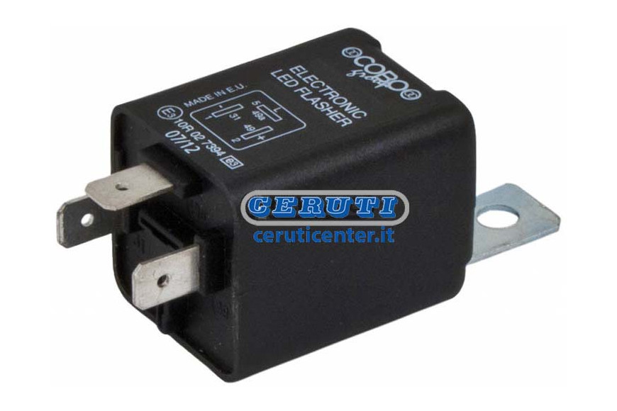 Centrale Clignotante Feux De Direction A Led Et Support Mobile Tension 24 V Puissance 40 W