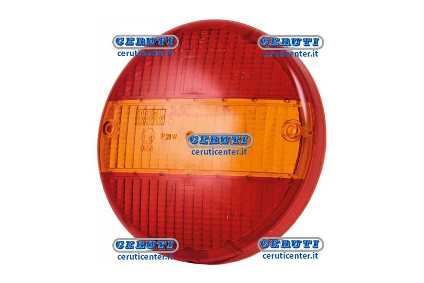 Rodovetro X Fanale 36420 - Rodovetro Destro E Sinistro (Rosso-Arancio)