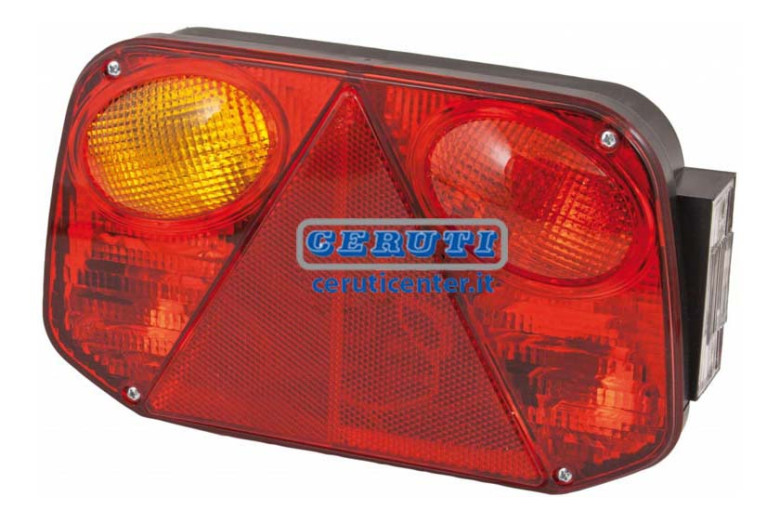 Left Rear Lamps With Cable Bush For Bumper Backs Of Agricultural Trailers 35271-35272-35273-36410-35740-36411