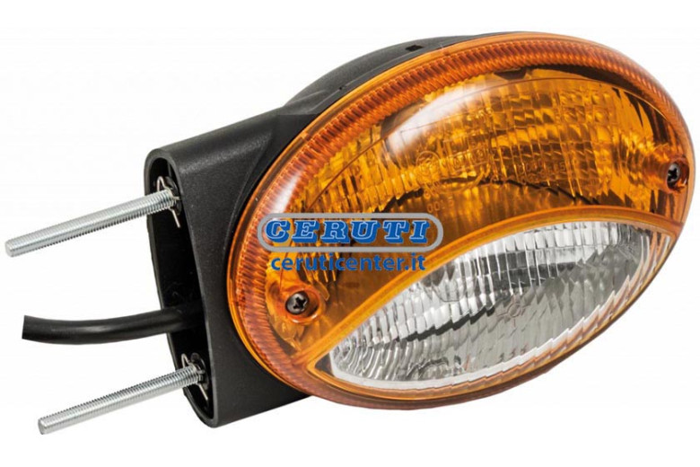 Fanale Anteriore Per Landini - Fanale Anteriore Sinistro Attacco Laterale - Adattabile a 4219458M91, 4219475M91