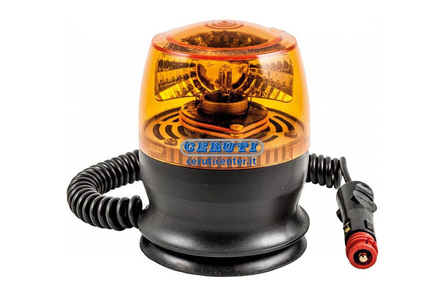 Rotating Beacon With Magnetic Suction Cap - 12V-H1