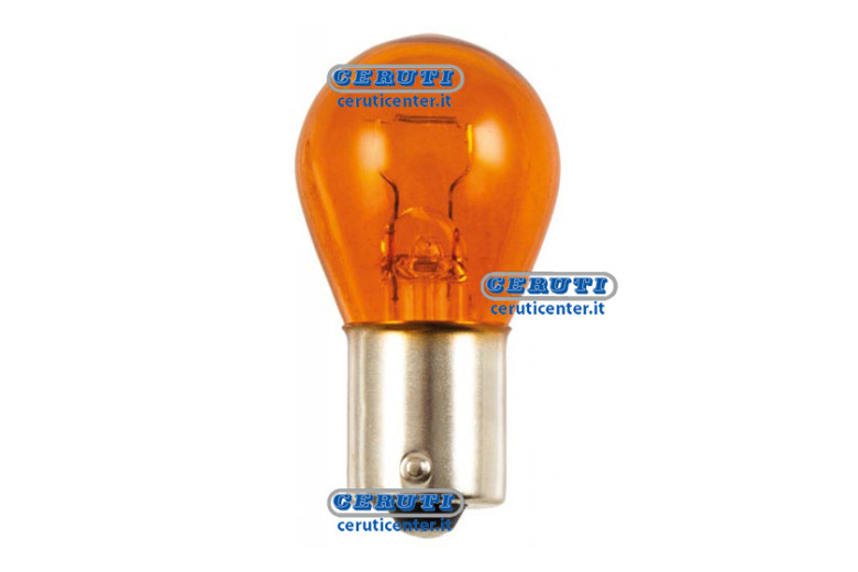 Lampada 12V 21W Sferica Gialla - Adattabile a Codice OEM 14148090