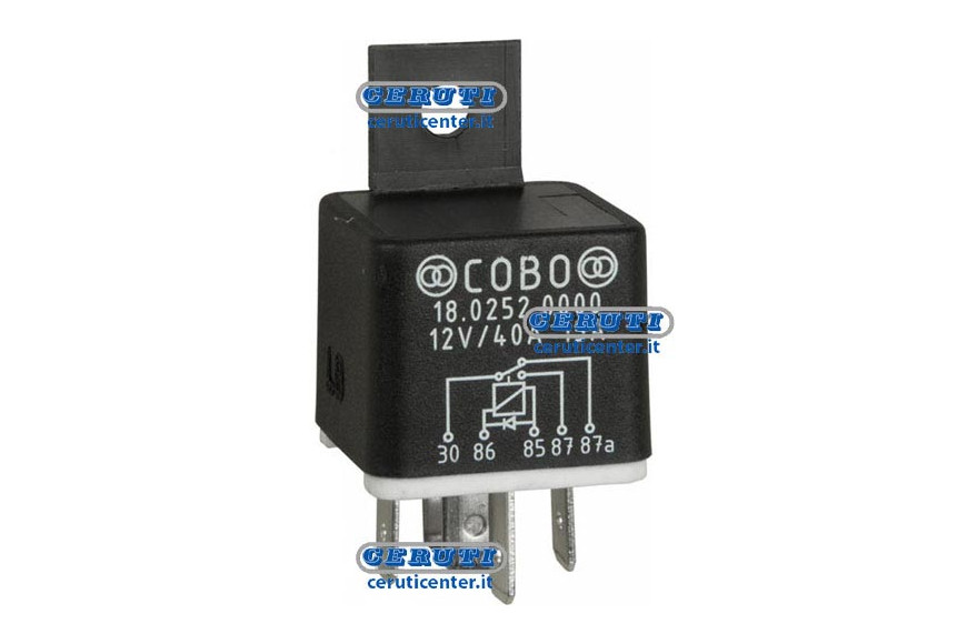 With Relay Diode 12V 40 / 15A