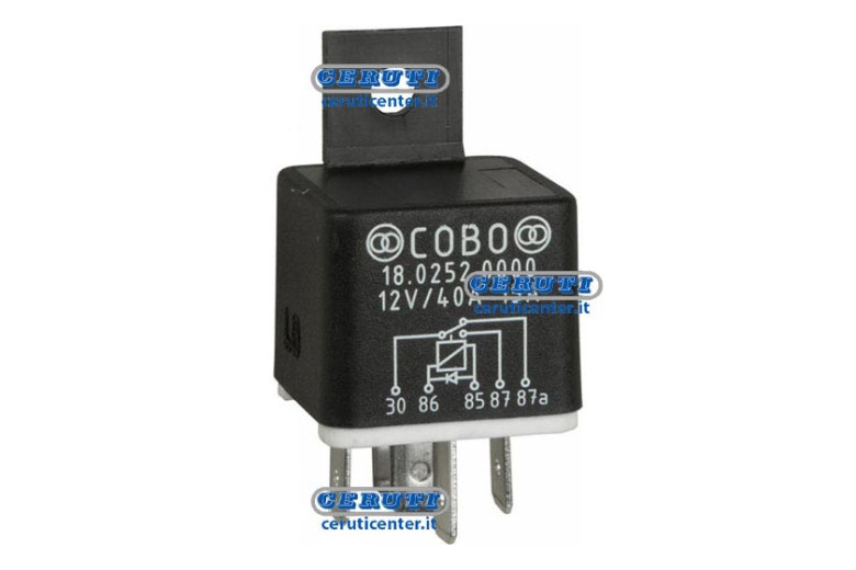 With Relay Diode 12V 40 / 15A