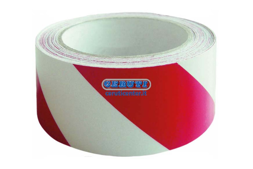Banda De Segnal Couleur Rouge-Blanc Rouleau 11,5 M