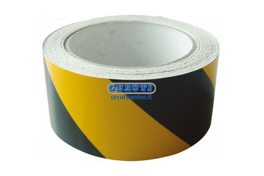 Signalband Farbe Gelb-Schwarz Rolle 11,5 M