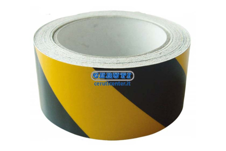 Signal Tape Color Yellow-Black Roll 11,5 M