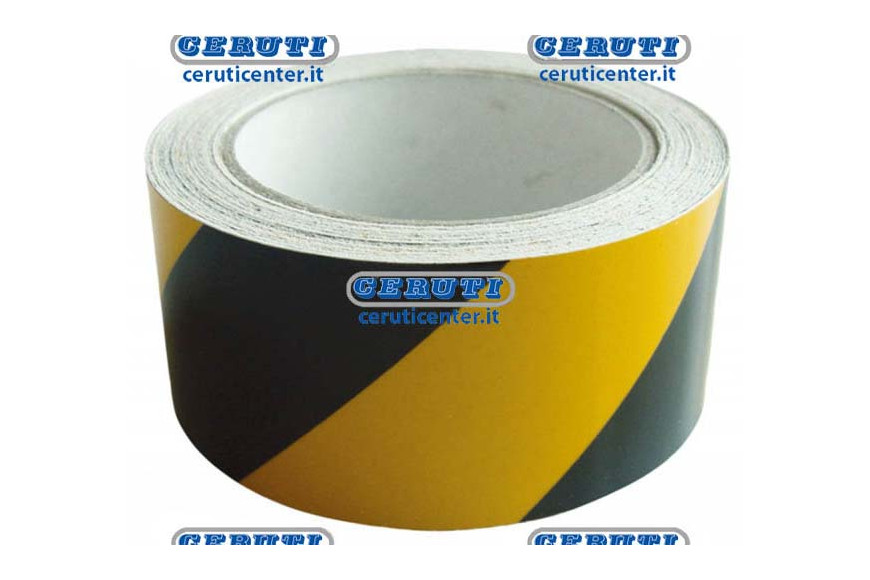 Signal Tape Color Yellow-Black Roll 11,5 M
