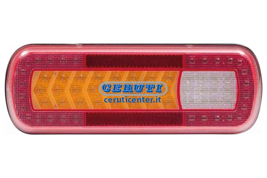 Rear Left/Right Full Led Multi-Function Light For Tractors - 283X100Mm