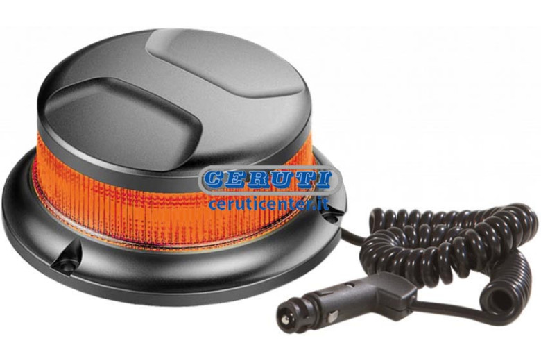 Farol Intermitente Led 12/24V Con Base Magnética