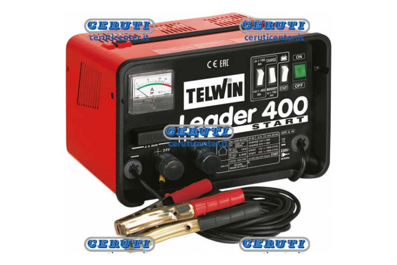 Ladegerät Mit Startfunktion 12/24V – Leader 400 Start