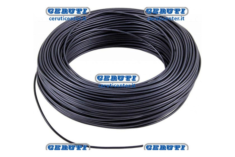 Cavo Elett. 1Filo 6Mmq(100Mt) Nero