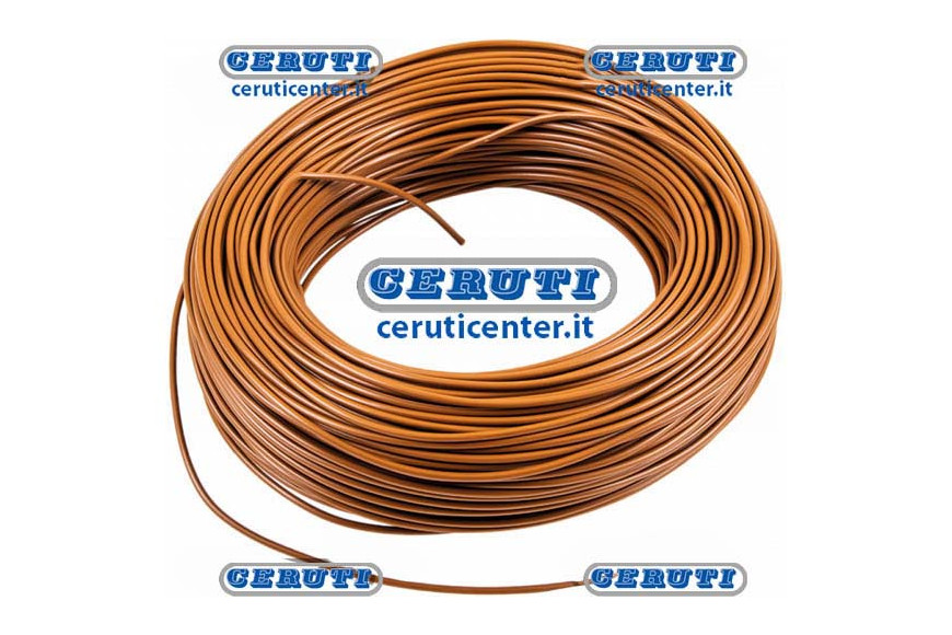 Elett.1Filo câble 1Mmq (100Mt) Brown