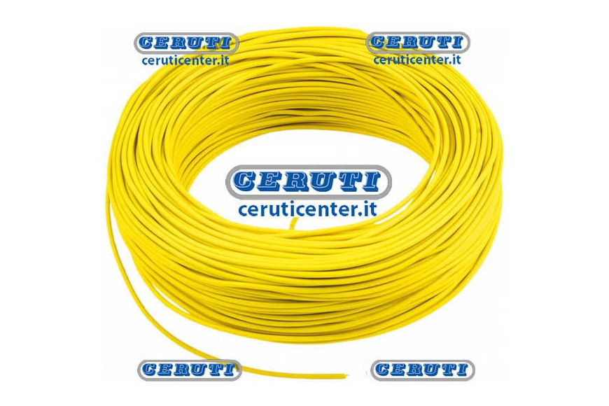 Elett por cable. 1Filo 1Mmq (100Mt) Yellow