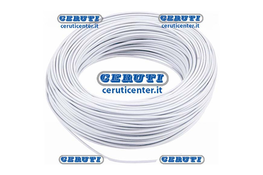 Elett cable. 1Filo 1Mmq (100Mt) White