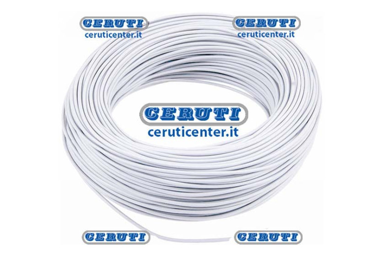 Elett por cable. 1,5Filo 1Mmq (100Mt) Bian