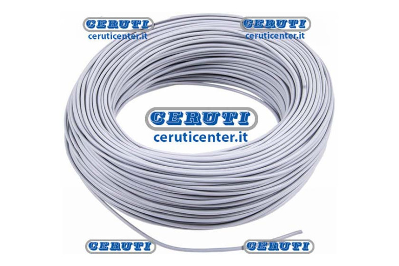 Elett cable. 1Filo 1Mmq (100Mt) Gray