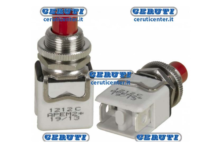 Interruttore A Pulsante Rosso Type On - Off Instabile