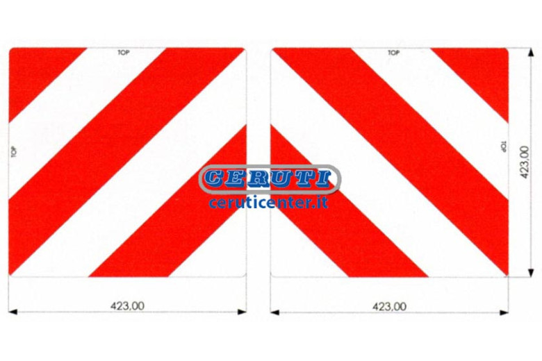 Coppia Pannelli Agricoli 282X282X1 Abmessungen 423X423 Mm